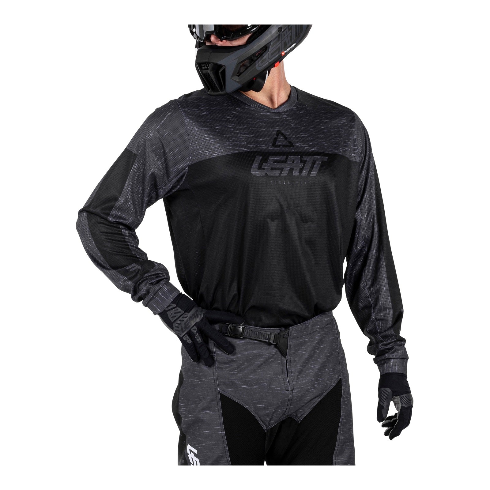 Leatt 3.5 Ride Kit - Stealth Black / Grey (L/US34/EU52) LE5026000783#