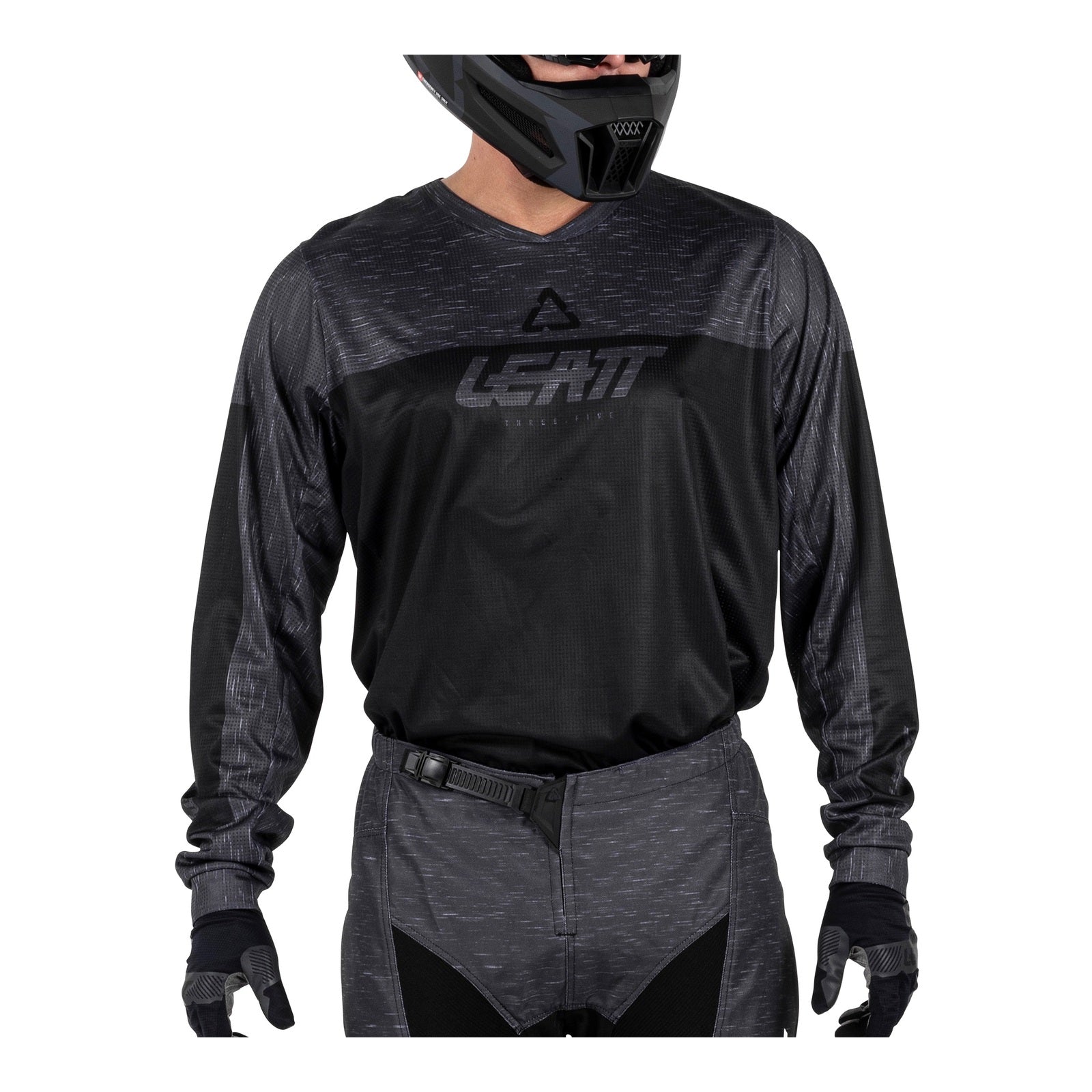 Leatt 3.5 Ride Kit - Stealth Black / Grey (4XL/US42/EU60) LE5026000787#