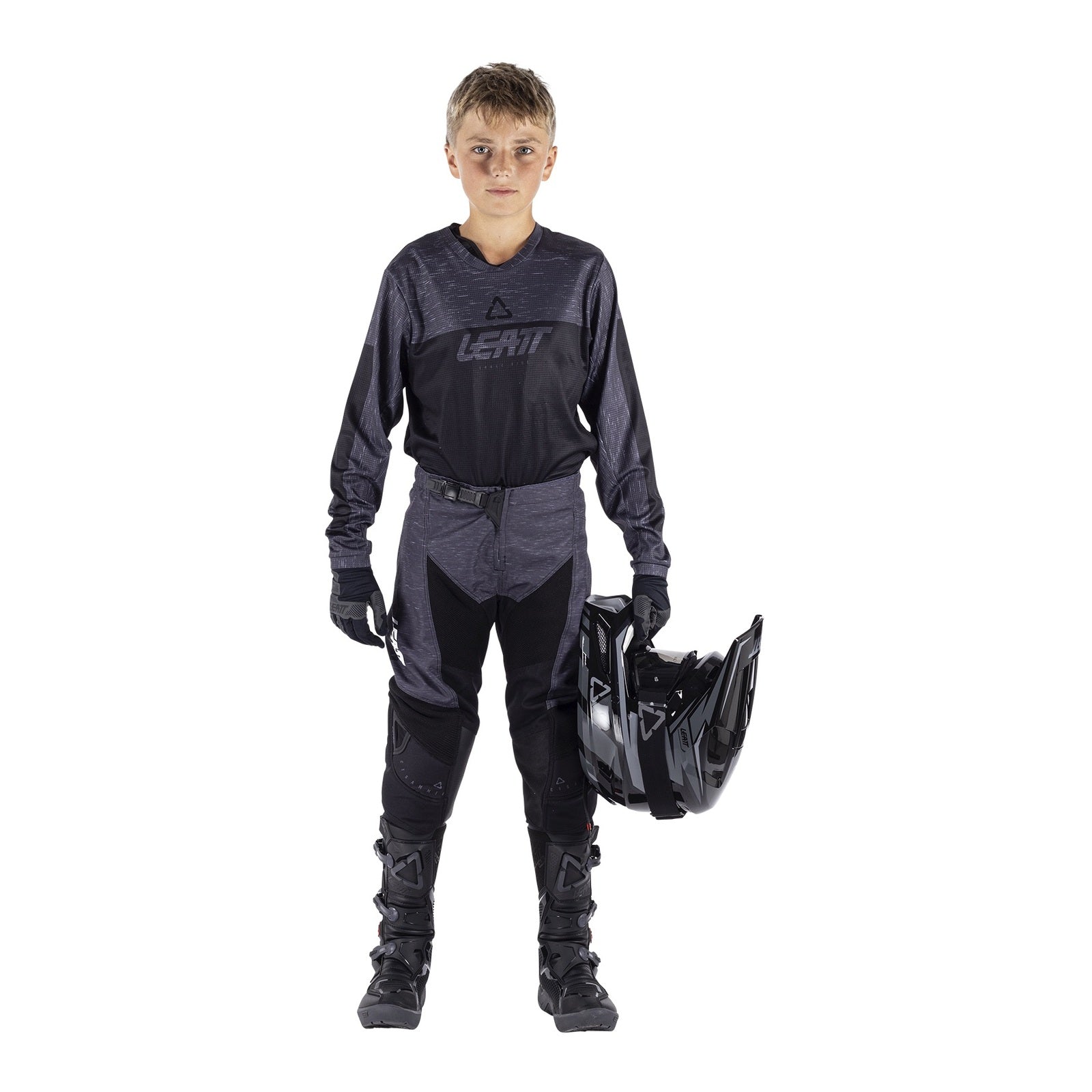 Leatt 3.5 Ride Kit Junior - Stealth Black / Grey (M/EU130/140CM) LE5026001123#