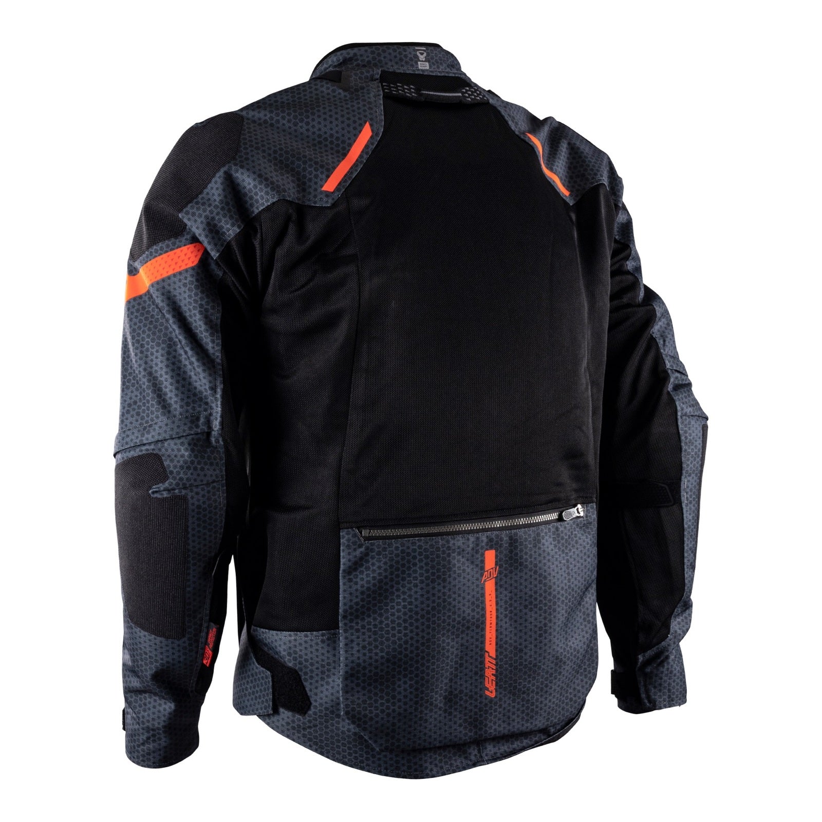 Leatt 4.5 ADV FlowTour Jacket (Short) - Iron / Grey (L/US42/EU52) LE5026002452#