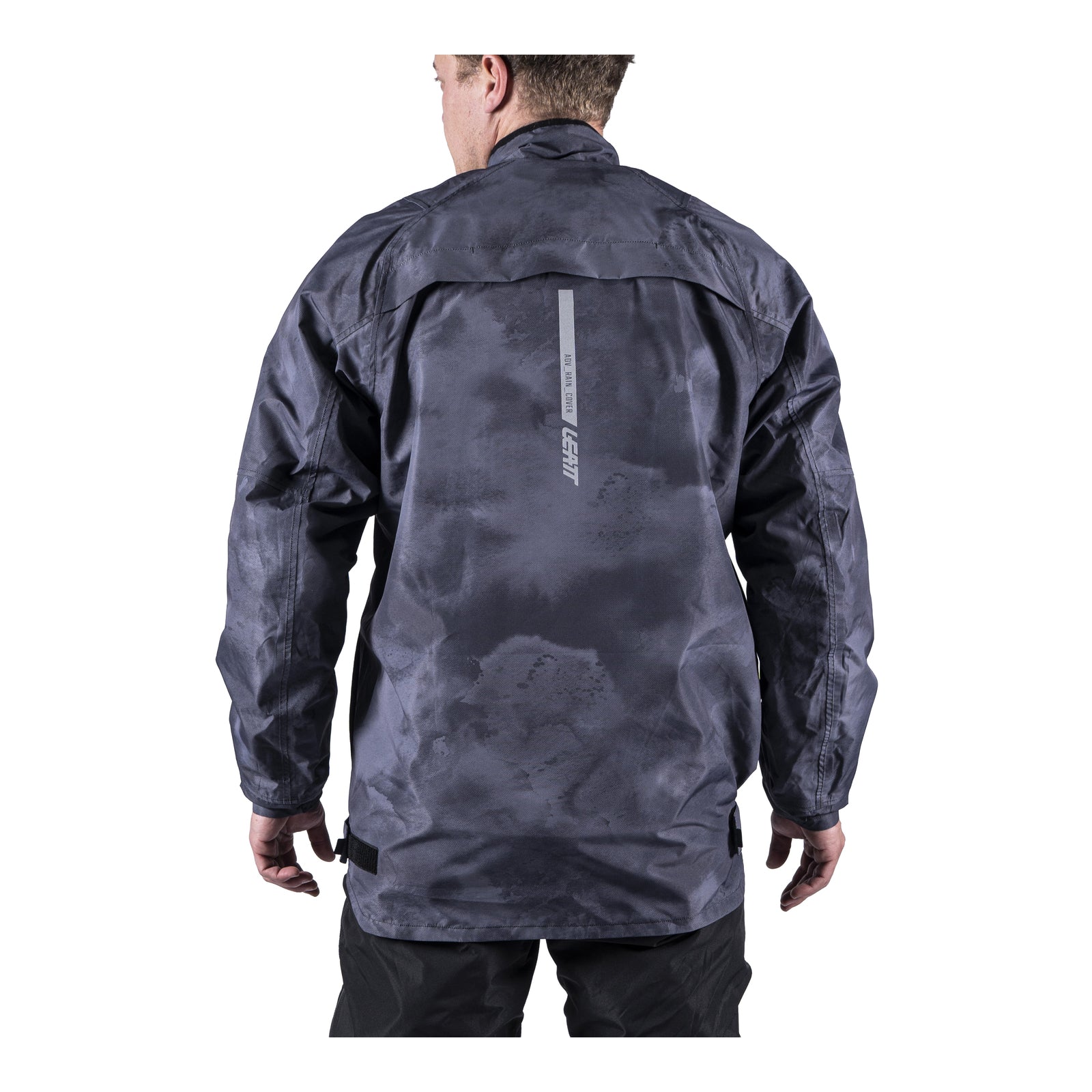 Leatt ADV Rain Cover Jacket - Camo Black / Grey (2XL/US46/EU56) LE5026002854#