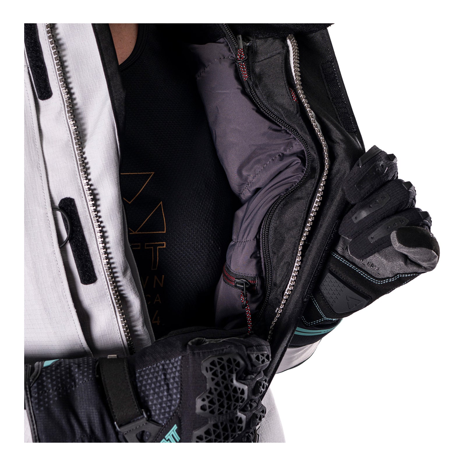 Leatt 5.5 ADV DriTour Jacket Women - Steel Grey (S/EU36/UK8/US4) LE5026004201#