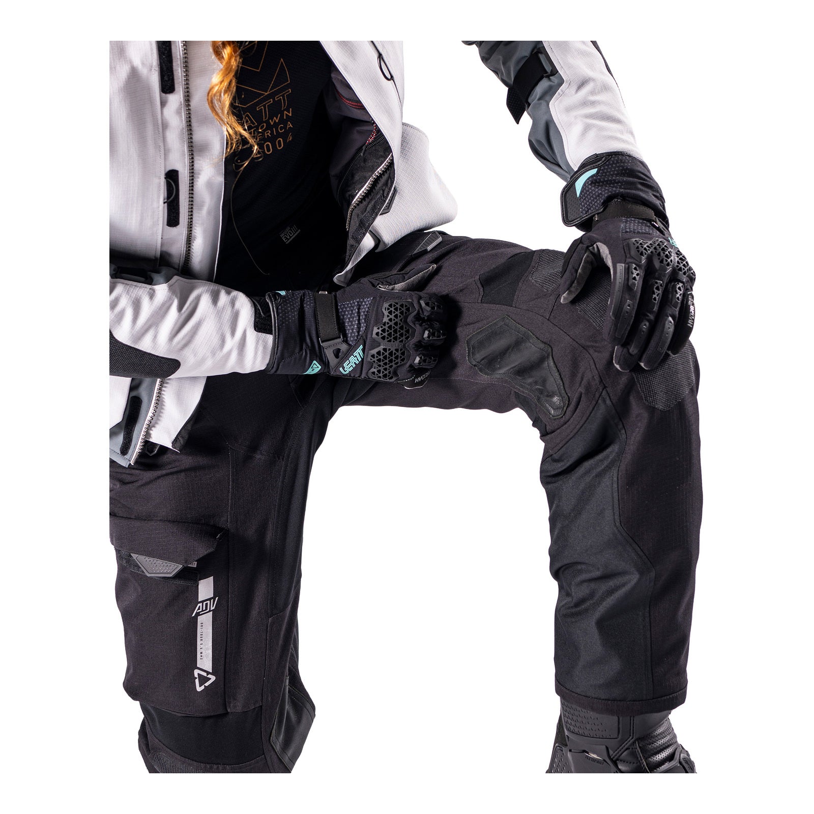 Leatt 5.5 ADV DriTour Pant Women - Stealth Black / Grey (M/EU38/UK10/US6) LE5026004302#