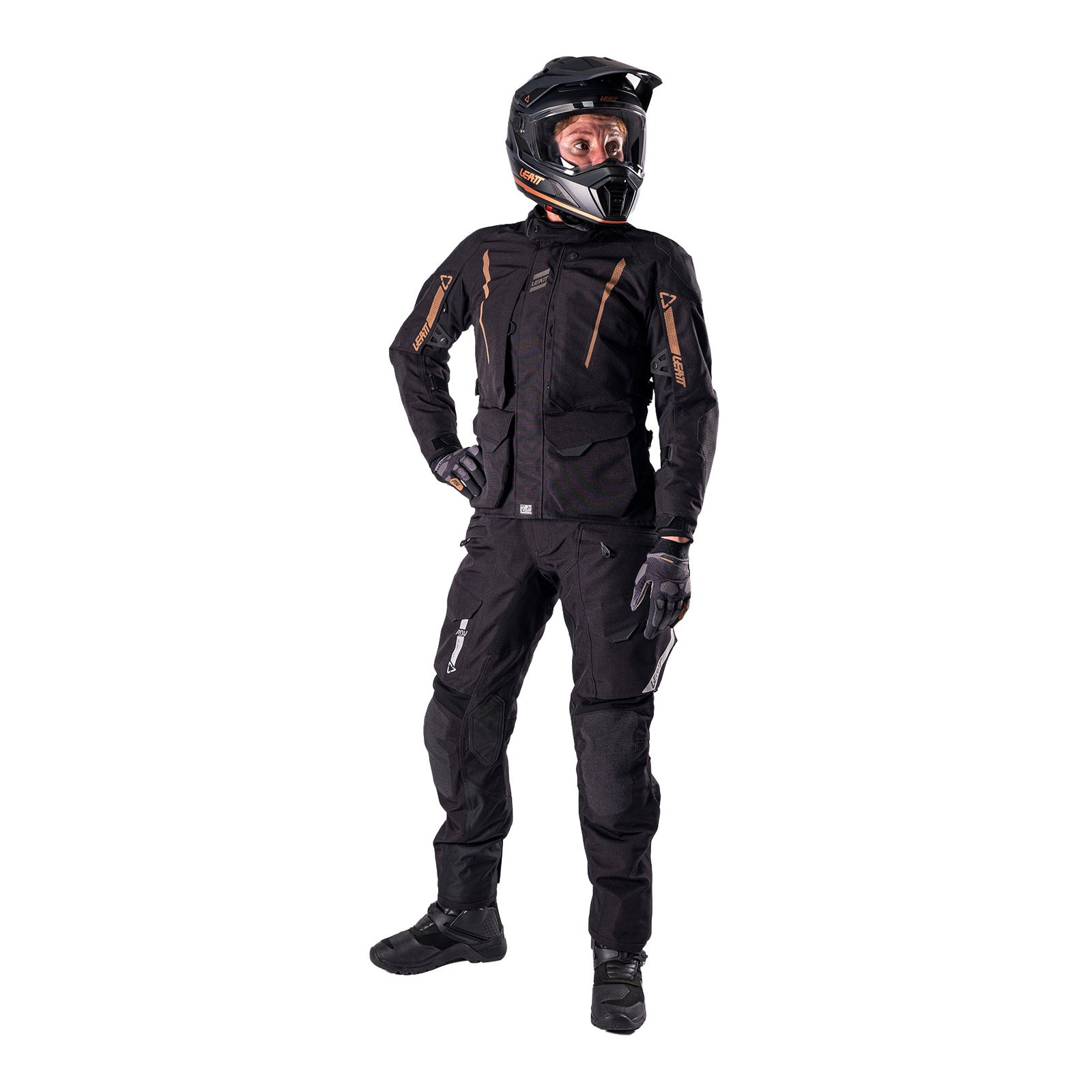 Leatt 5.5 ADV DriTour Pant Women - Stealth Black / Grey (M/EU38/UK10/US6) LE5026004302#