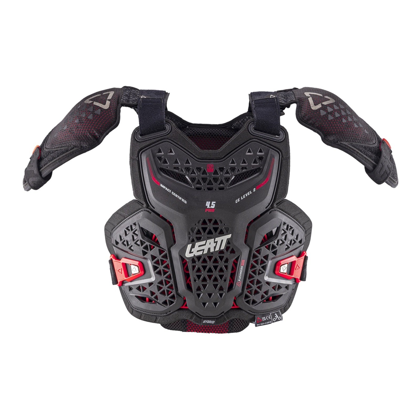 Leatt Chest Protector 4.5 Hybrid Pro Junior - Black (L/XL) LE5026011861#