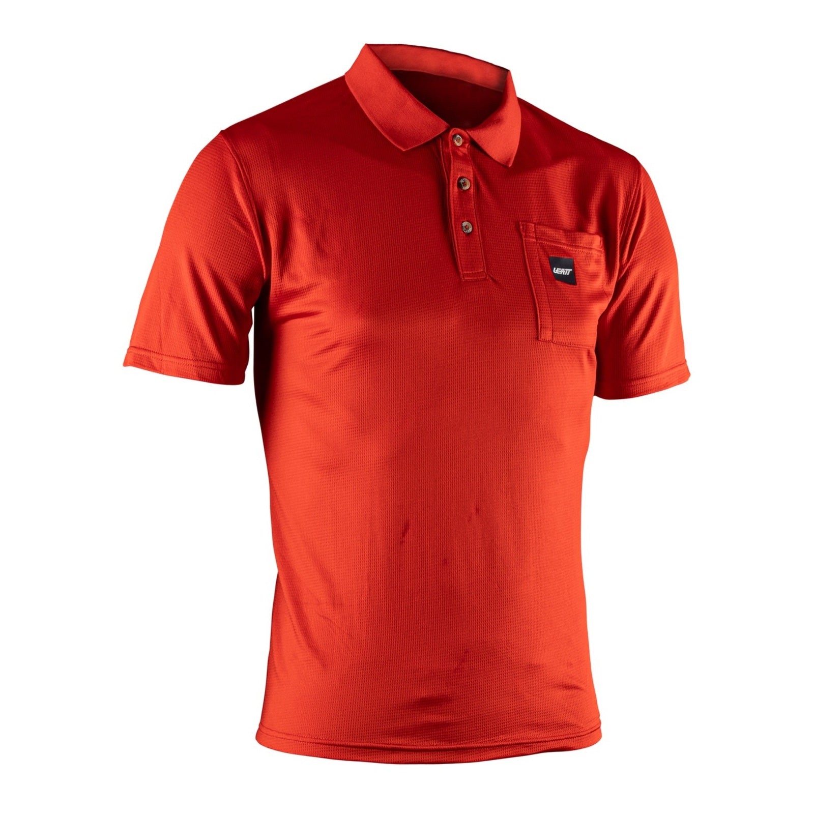 Leatt Team Polo Shirt (Short) - Chili Red (2XL/US46/EU56) LE5026081254#