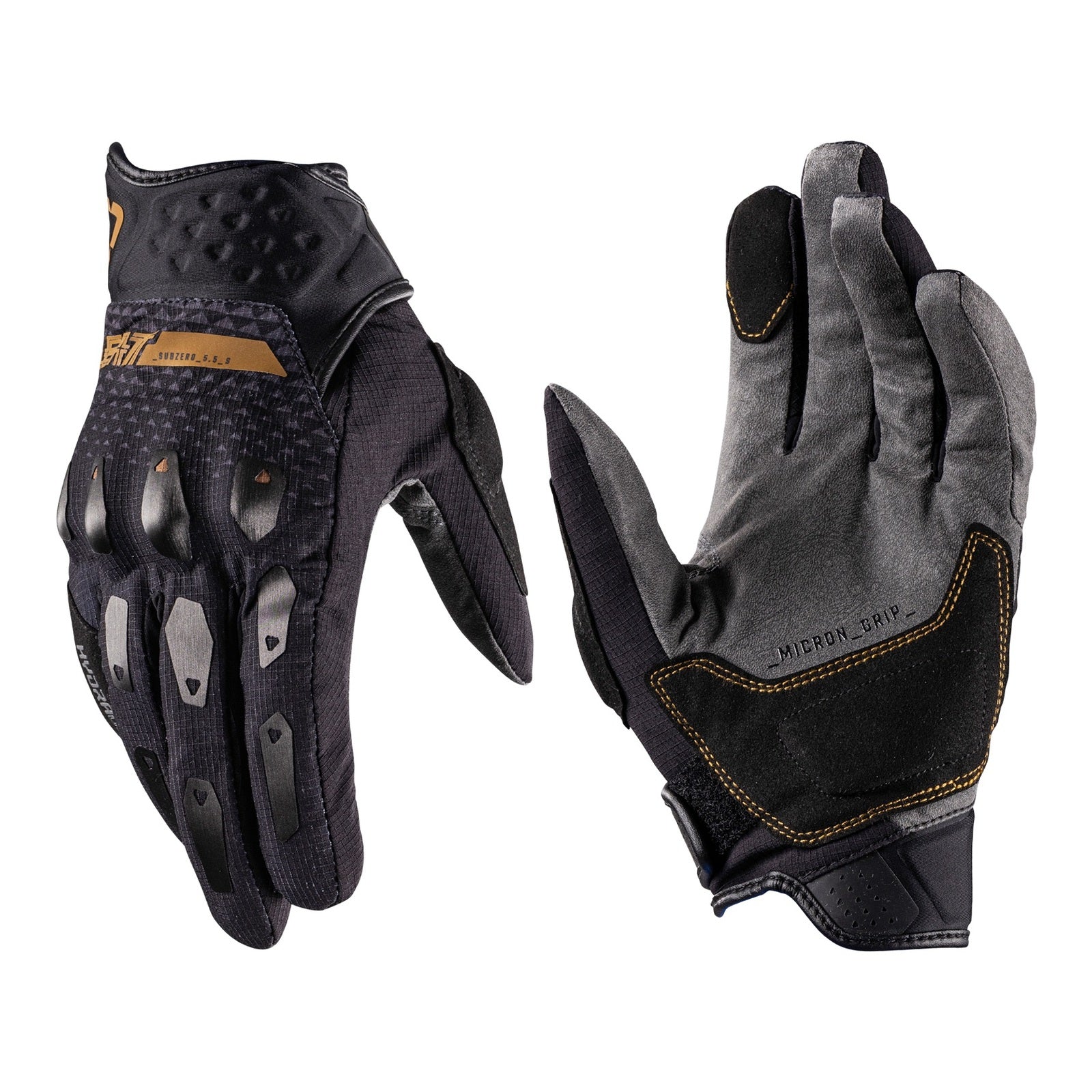 Leatt  5.5 ADV SubZero Glove (Short) - Stealth Black / Grey (3XL) LE6026003306#