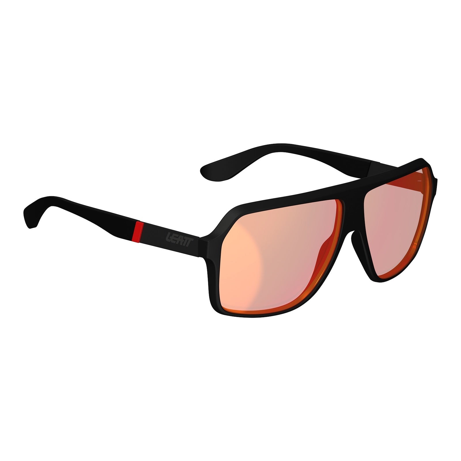 Leatt TheViz Sunglasses Andes - Satin Black Polarized Red 14 VLT LE8026013720#