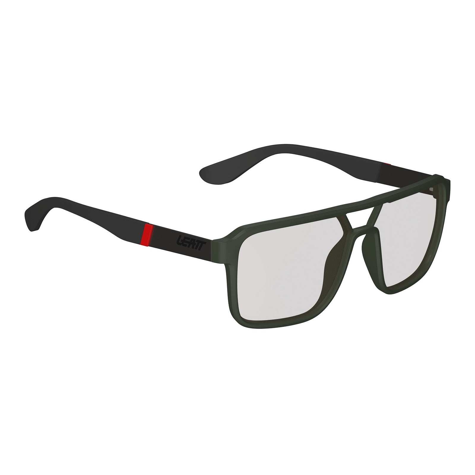 Leatt TheViz Sunglasses Pyrenees - Satin Green Polarized Silver 20 VLT LE8026013820#