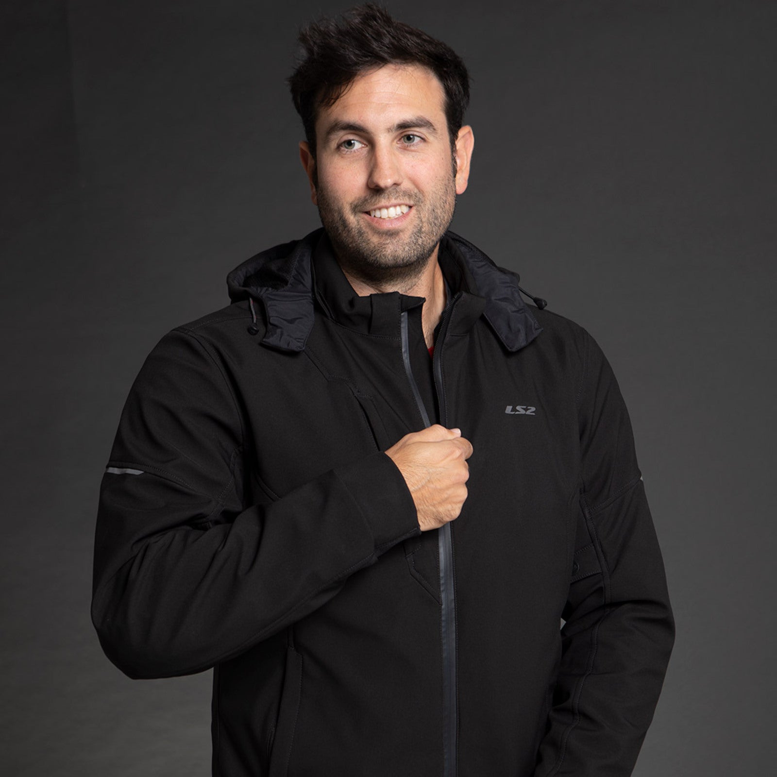 LS2 Bolton Men's Jacket - Black (5XL) LS2A64240W01125XL#