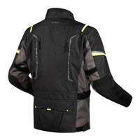 LS2 Narvik Men's Jacket - Grey/Black / Hi-Vis Yellow (L) LS2A64250W0154LRG#