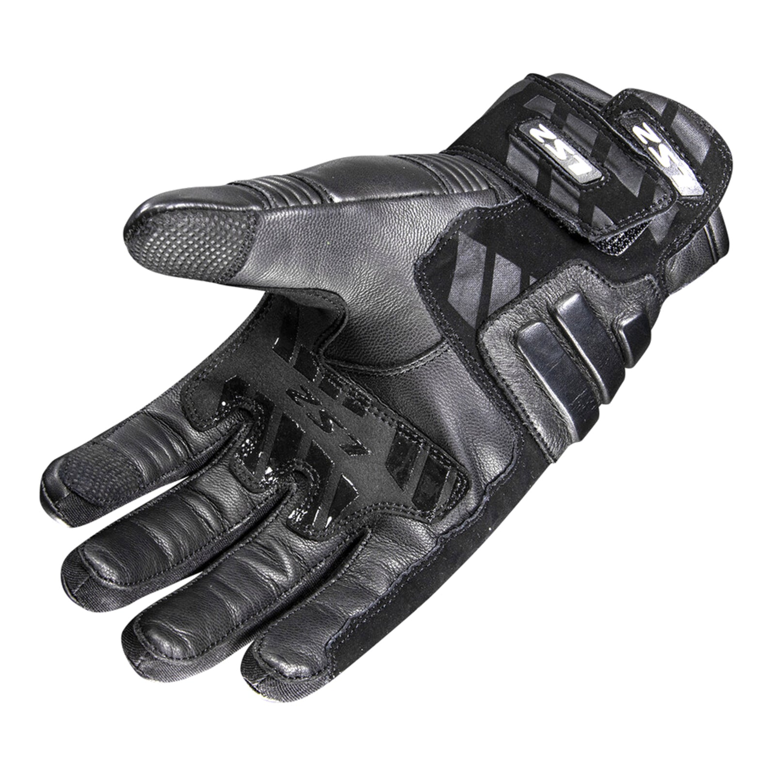 LS2 Octane Men's Waterproof Leather Gloves - Black (M) LS2A70070W0112MED#