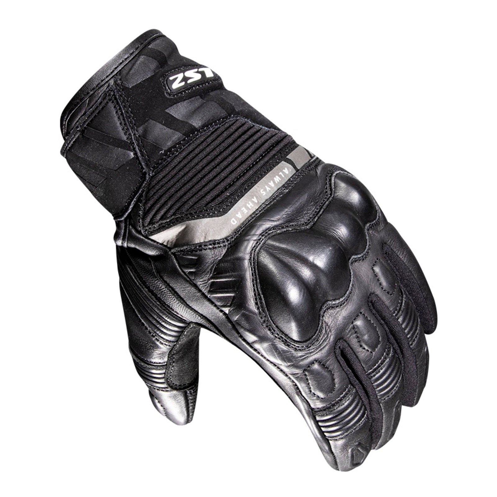 LS2 Octane Men's Waterproof Leather Gloves - Black (XL) LS2A70070W0112XL#