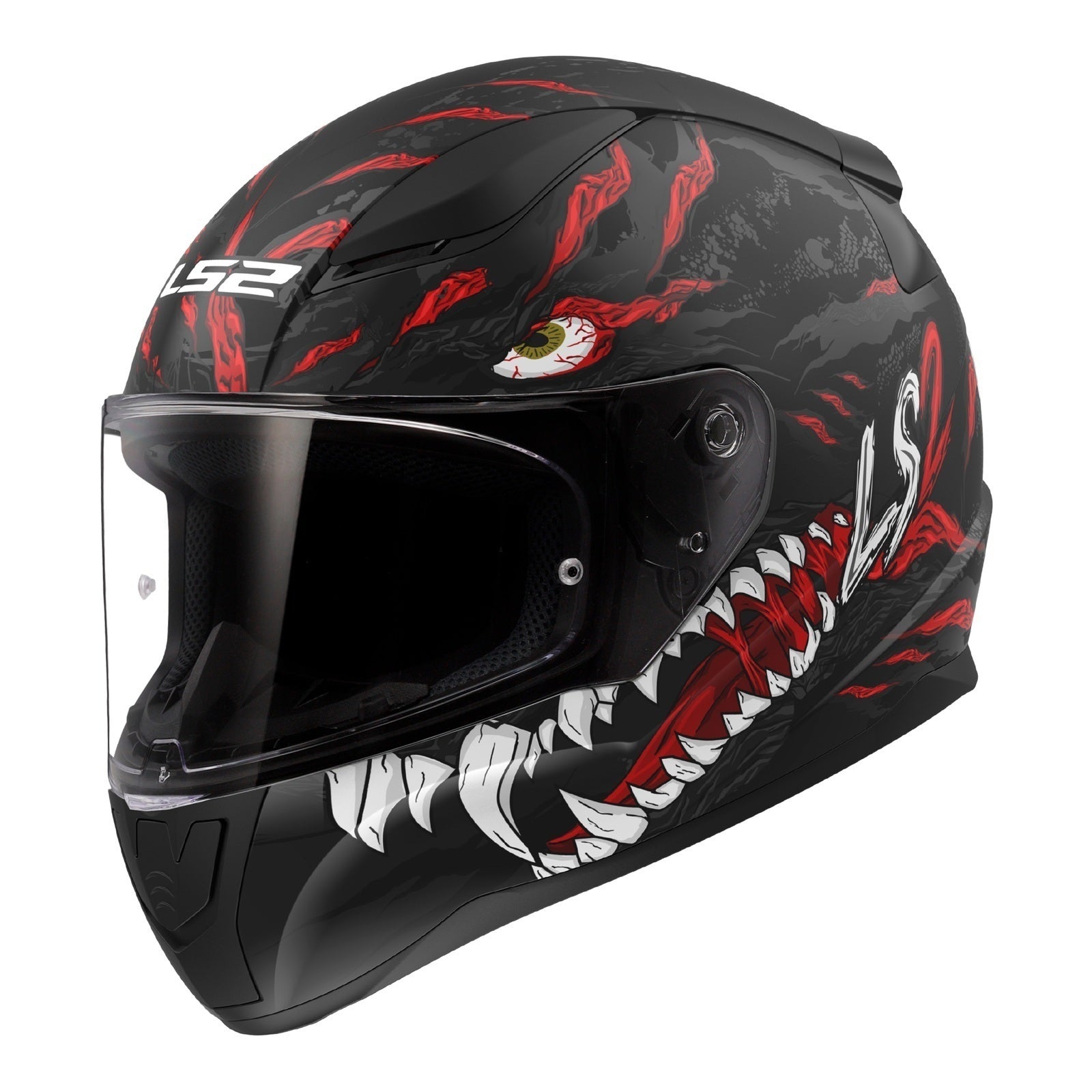 LS2 FF353 Rapid II (3XL) Kaiju - Matte Black / Red / White 06 LS2FF3532KAIJU3XL#