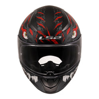 LS2 FF353 Rapid II (L) Kaiju - Matte Black / Red / White 06 LS2FF3532KAIJUL#