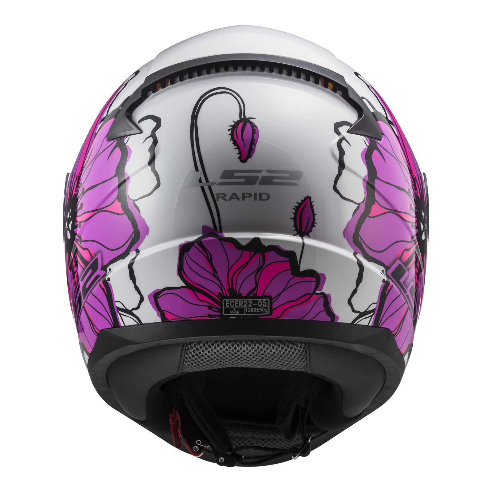 LS2 FF353 Rapid II (XS) Poppies - Pink 06 LS2FF3532POPXS#