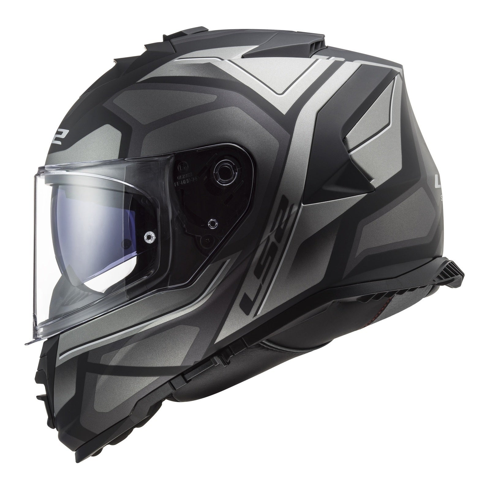 LS2 FF800 Storm II (XS) Faster - Matte Titanium 06 LS2FF8002FASMTIXS#
