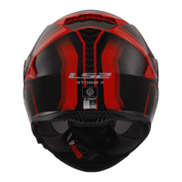 LS2 FF800 Storm II (3XL) Tracker - Black / Red 06 LS2FF8002TRBR3XL#