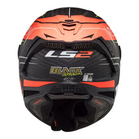 LS2 FF805C Thunder Carbon (2XL) Attack - Matte Red / Hi-Vis Yellow 06 LS2FF805ATTRED2XL#