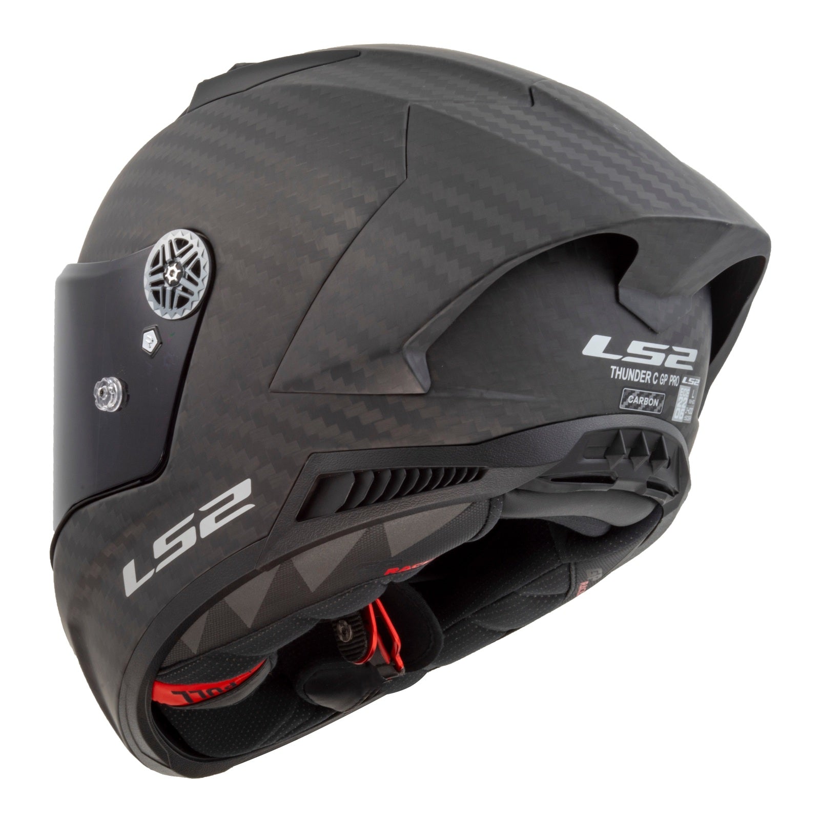 LS2 FF805 Thunder GP Pro (FIM) Helmet - Matte Black (XS) LS2FF805BLKCGPXS#