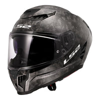LS2 FF807 Dragon Forged Helmet - Gloss Carbon 06 (2XL) LS2FF807CARBFRG2XL#
