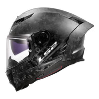 LS2 FF807 Dragon Forged Helmet - Gloss Carbon 06 (2XL) LS2FF807CARBFRG2XL#
