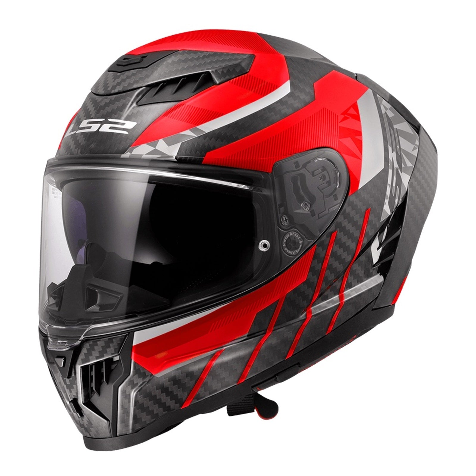 LS2 FF807 Dragon Trax - Red / Black / Carbon (S) 06 LS2FF807TRAXREDS#