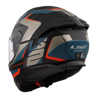 LS2 FF808 Stream II Road Helmet - Matte Black / Blue (M) 06 LS2FF8082ROADM#