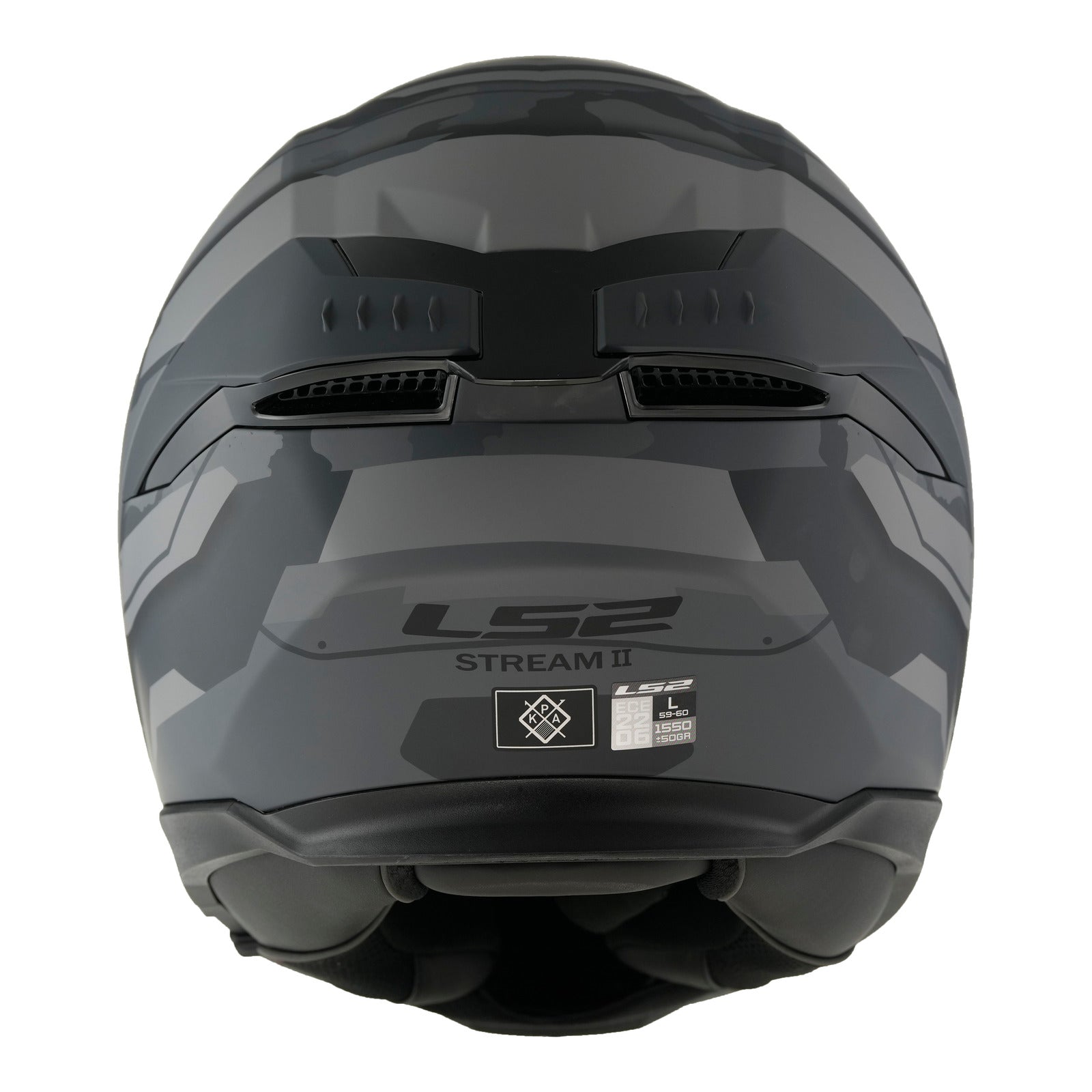LS2 FF808 Stream II (S) Shadow - Matte Titanium / Grey 06 LS2FF8082SMTGS#