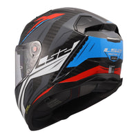LS2 FF811 Vector II Carbon Savage Helmet - White / Blue / Red (S) LS2FF811CSWBRS#