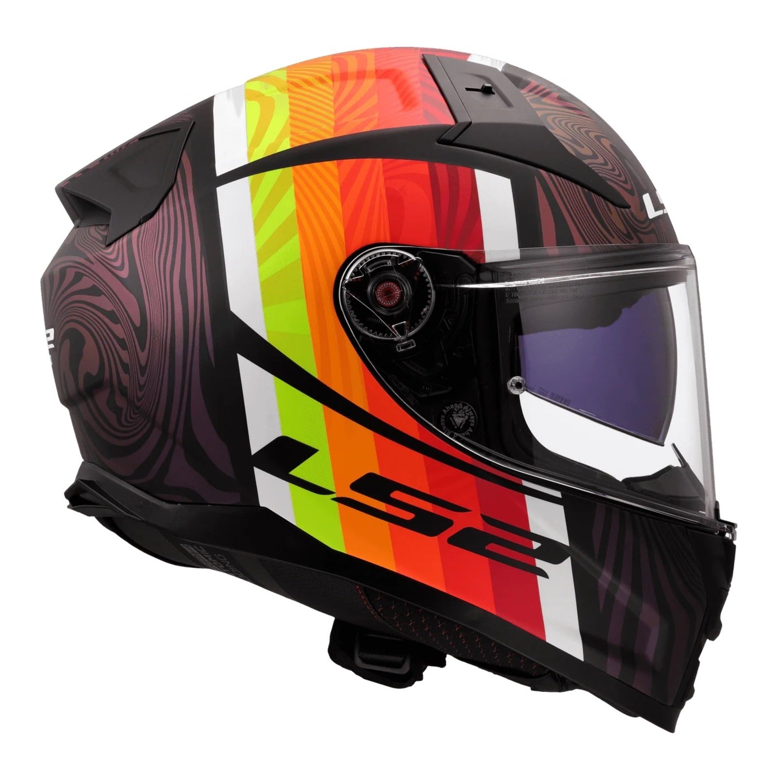 LS2 FF811 Vector II Freedom Helmet - Matte Black / Chameleon (M) LS2FF811FMBCM#