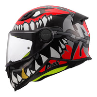 LS2 FF812 KID Helmet - Punk Grey / Red (L) LS2FF812PGRL#