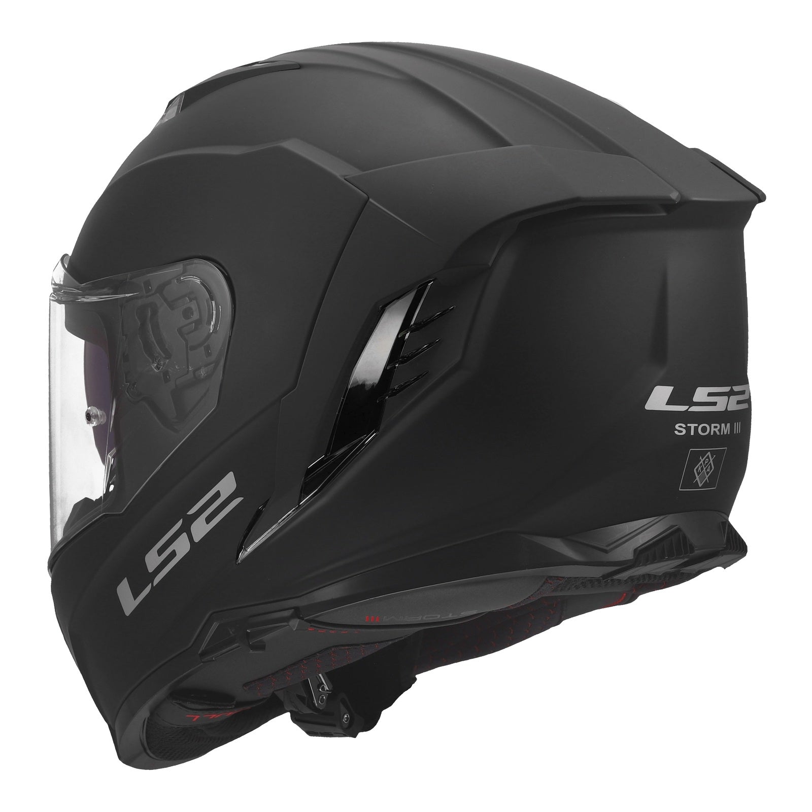 LS2 FF818 Storm III Solid Helmet - Matte Black (L) LS2FF818MBL#