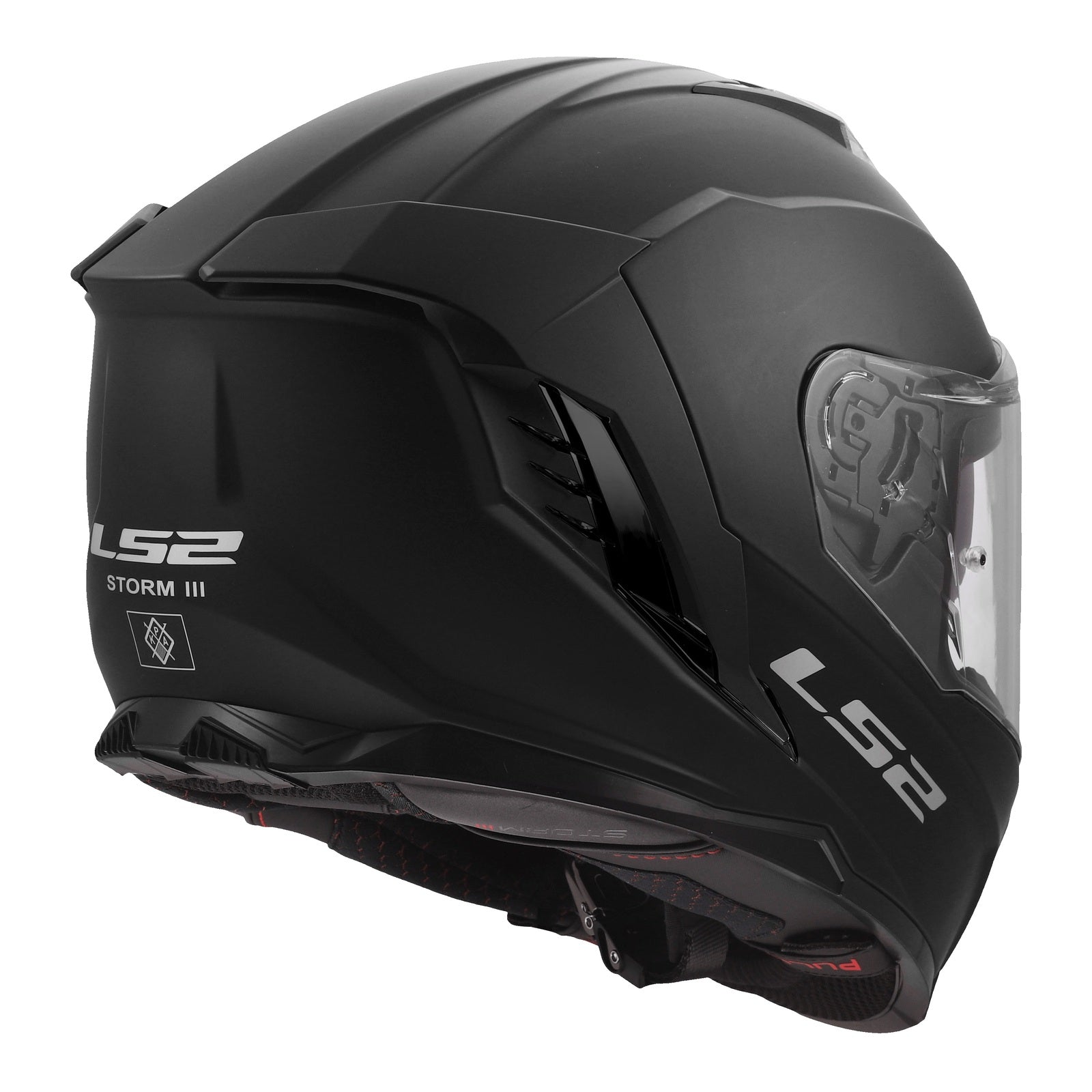 LS2 FF818 Storm III Solid Helmet - Matte Black (XL) LS2FF818MBXL#