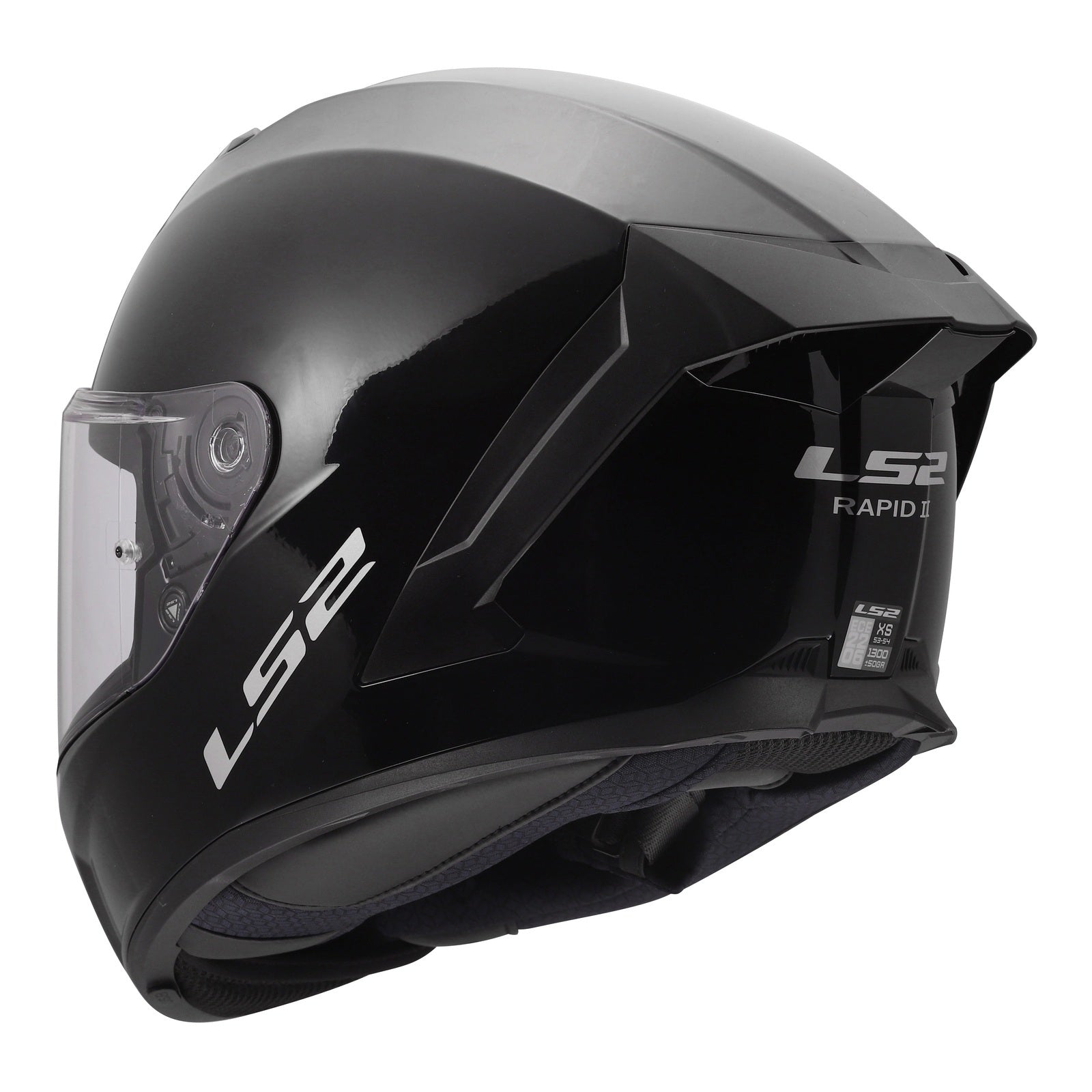 LS2 FF820 Rapid III Solid Helmet – Gloss Black (L) LS2FF820GBL#