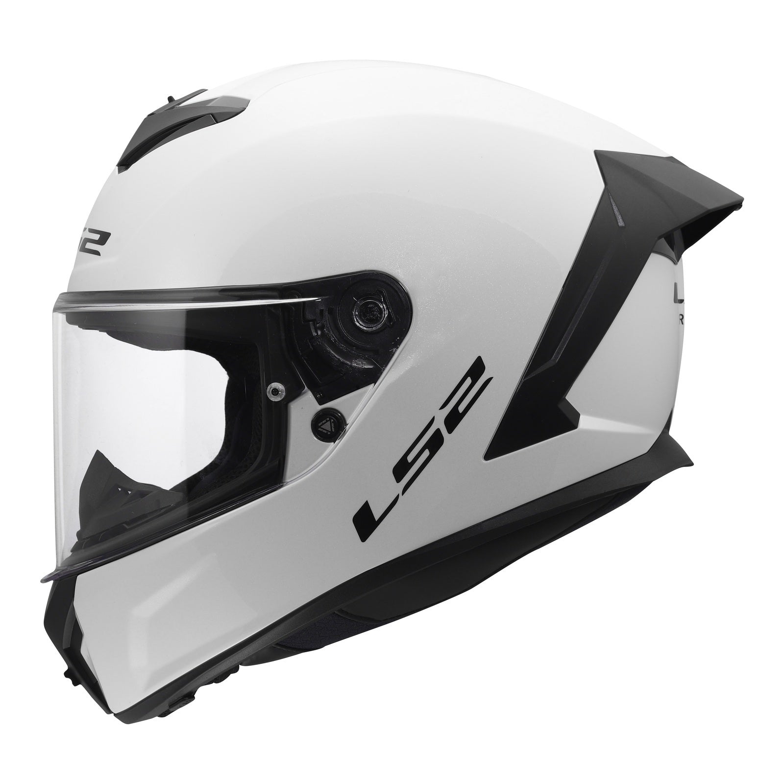 LS2 FF820 Rapid III Solid Helmet – Gloss White (XL) LS2FF820GWXL#