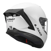 LS2 FF820 Rapid III Solid Helmet – Gloss White (XL) LS2FF820GWXL#