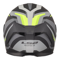 LS2 FF820 Rapid III Hyper Helmet – Black / Hi-Vis Yellow (XL) LS2FF820HBHYXL#