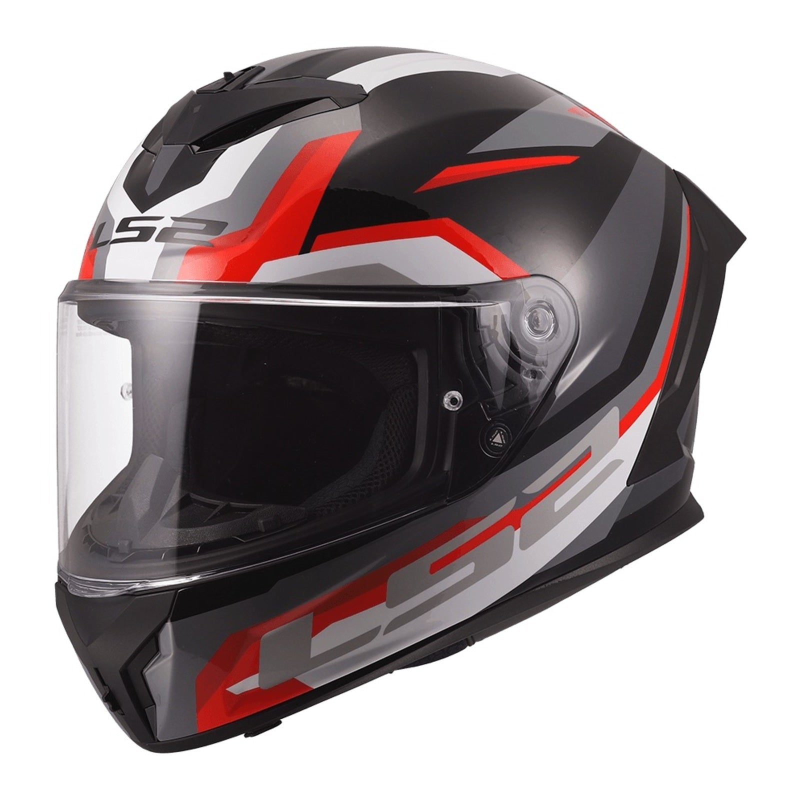 LS2 FF820 Rapid III Hyper Helmet – Black / Red (XL) LS2FF820HBRXL#