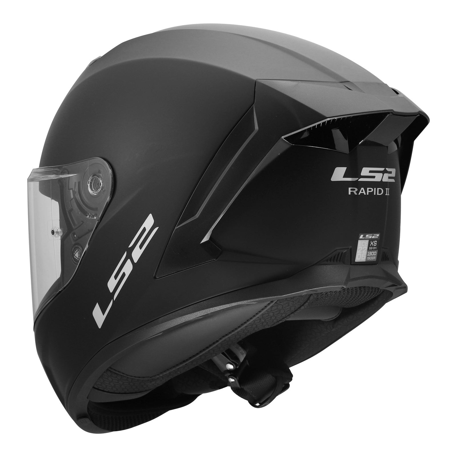 LS2 FF820 Rapid III Solid Helmet – Matte Black (2XL) LS2FF820MB2XL#