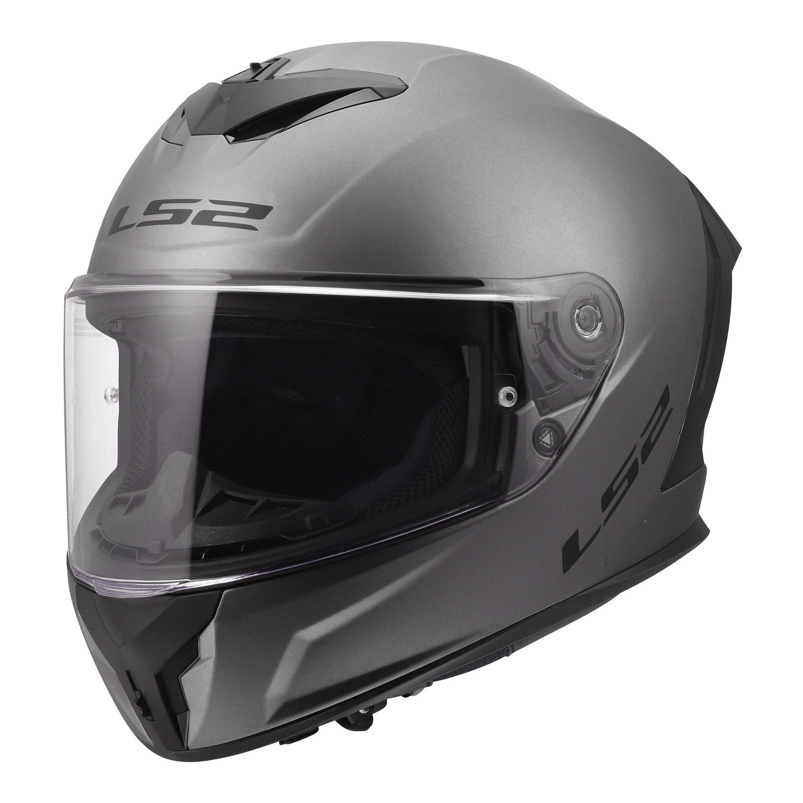LS2 FF820 Rapid III Solid Helmet – Matte Titanium (XL) LS2FF820MTXL#