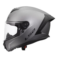 LS2 FF820 Rapid III Solid Helmet – Matte Titanium (XL) LS2FF820MTXL#