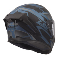 LS2 FF820 Rapid III Xtrem Helmet – Black / Blue / Petrol (2XL) LS2FF820XBBP2XL#