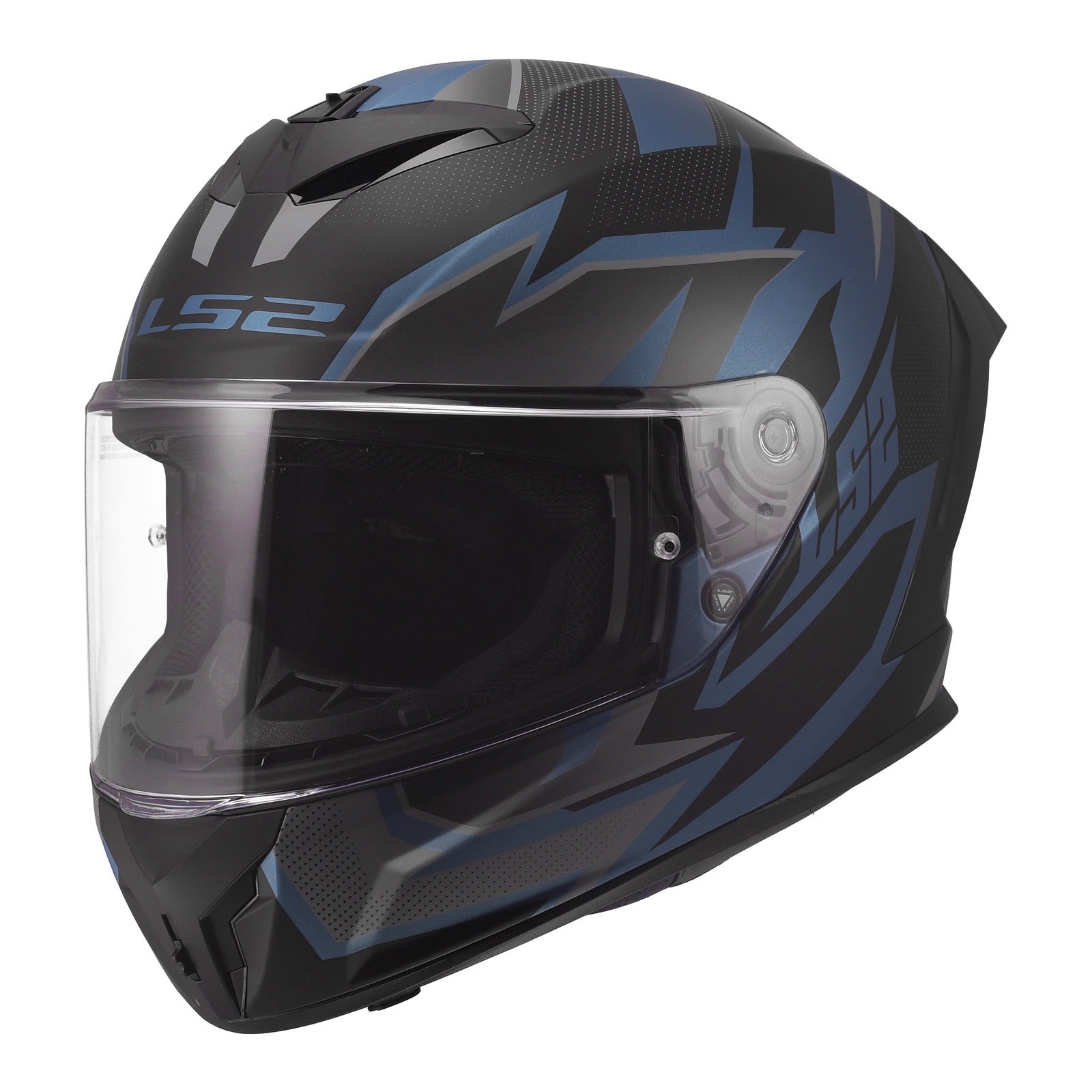 LS2 FF820 Rapid III Xtrem Helmet – Black / Blue / Petrol (L) LS2FF820XBBPL#