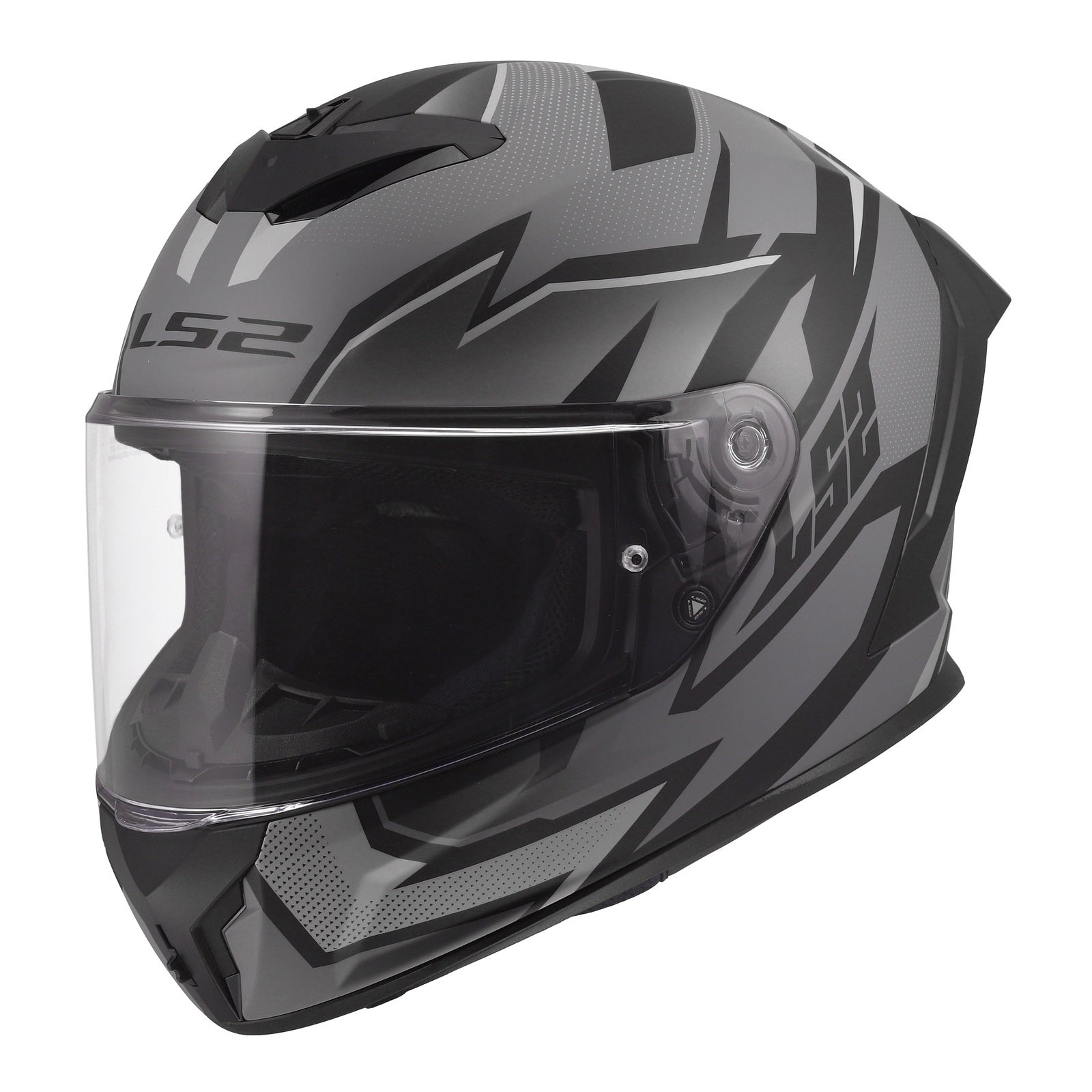 LS2 FF820 Rapid III Xtrem Helmet – Black / Grey (2XL) LS2FF820XBG2XL#