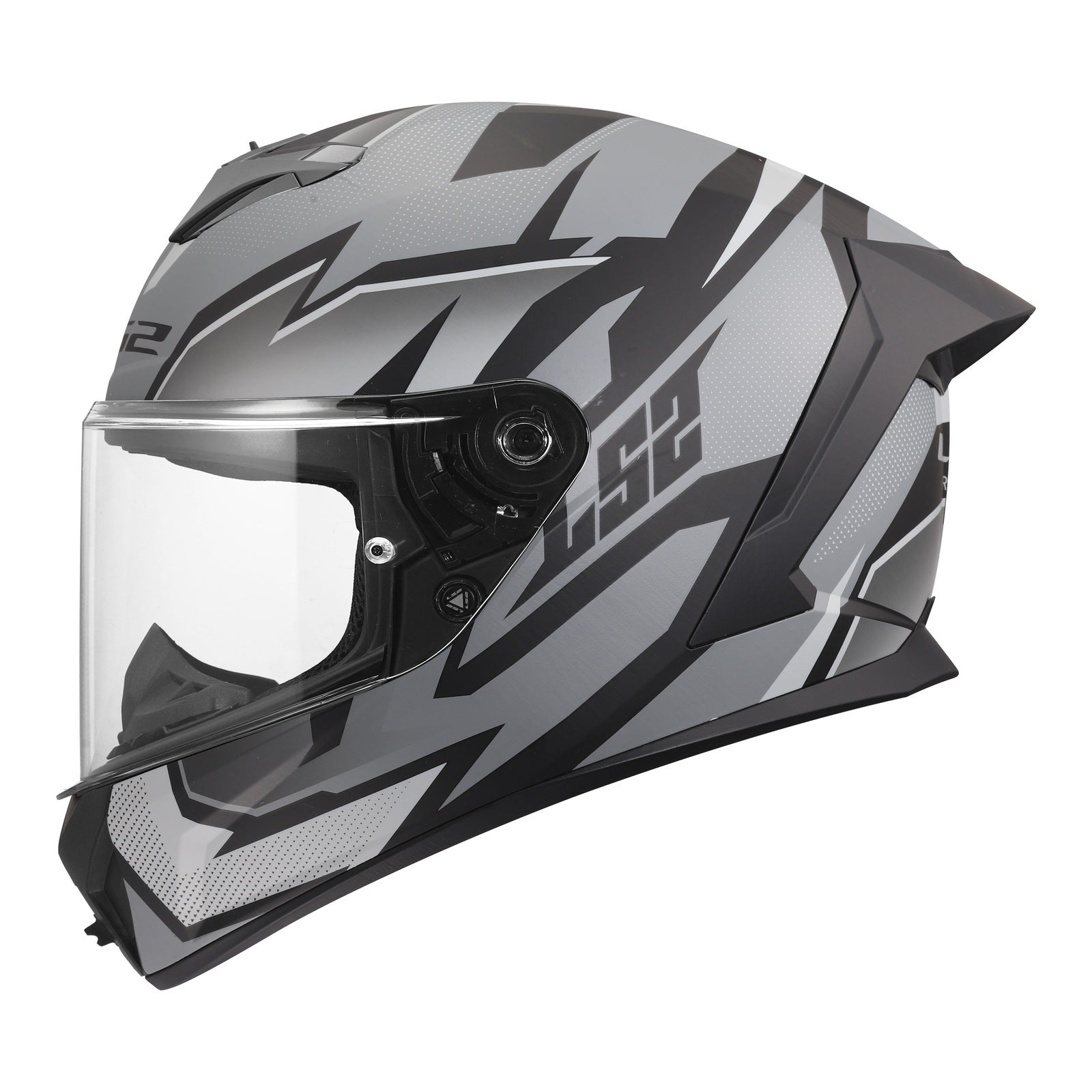 LS2 FF820 Rapid III Xtrem Helmet – Black / Grey (M) LS2FF820XBGM#