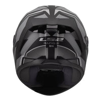 LS2 FF820 Rapid III Xtrem Helmet – Black / Grey (S) LS2FF820XBGS#