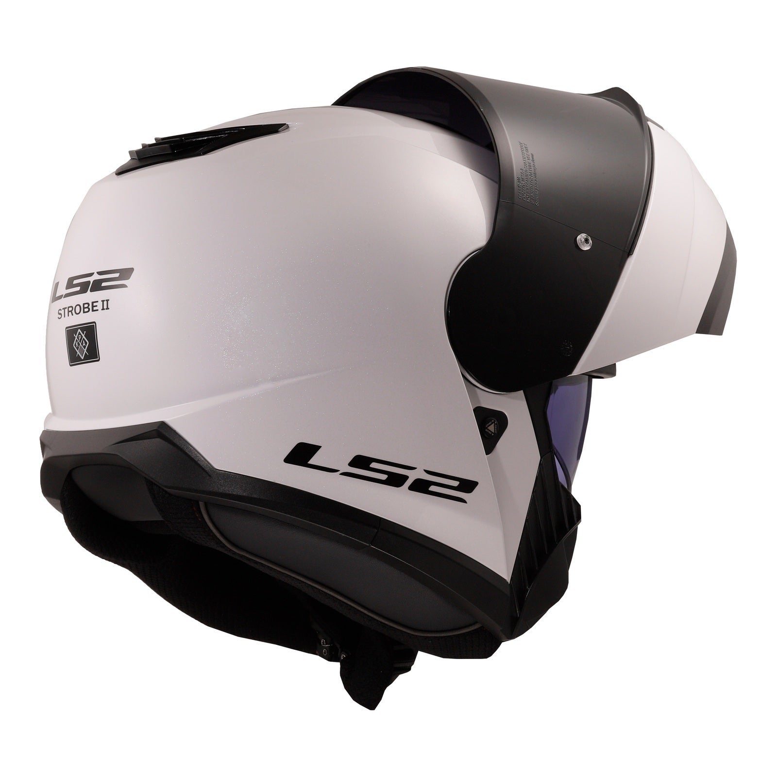 LS2 FF908 Strobe II Helmet - White (XL) LS2FF9082WHTXL#