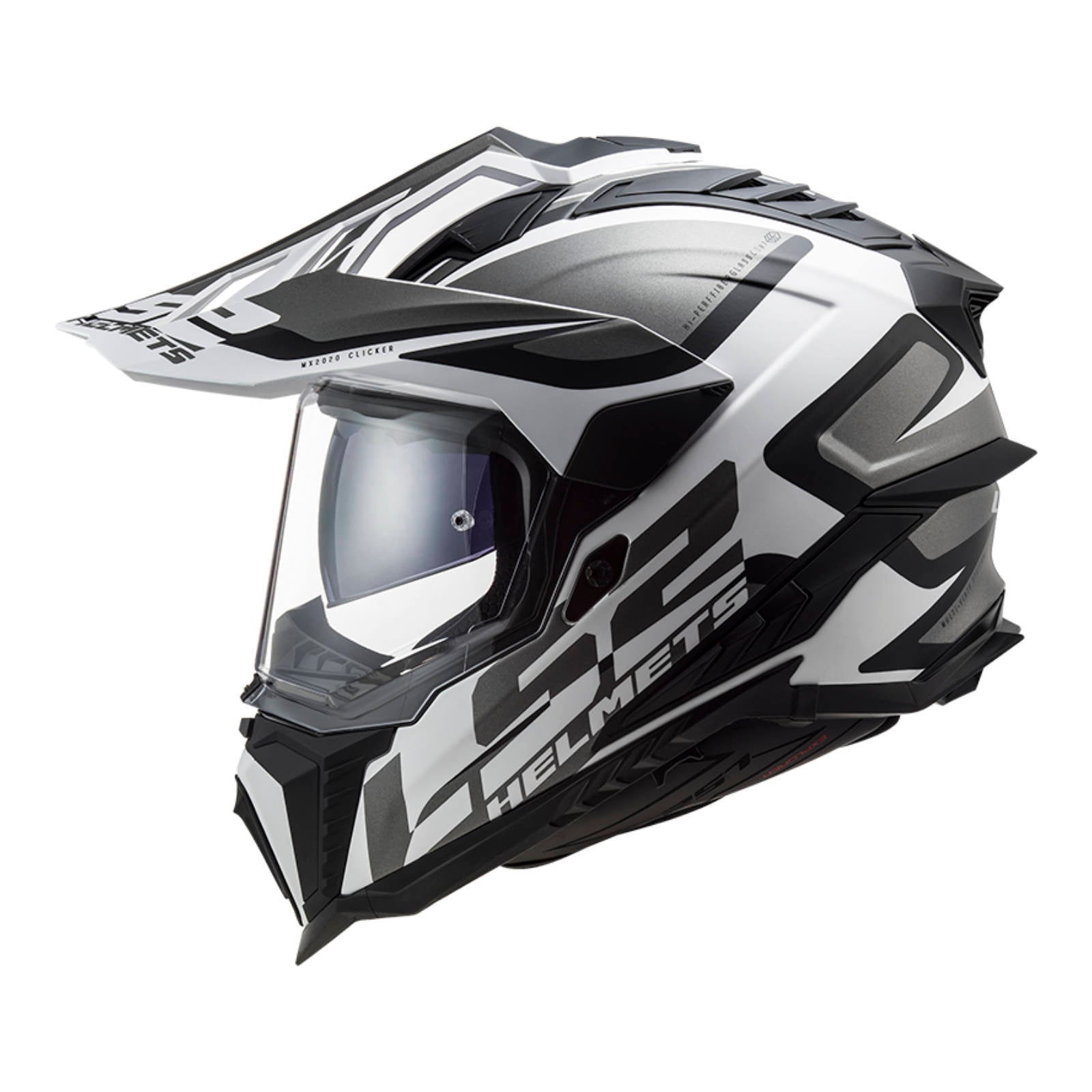 LS2 MX701 Explorer (2XL) Alter - Matte Black / White 06 LS2MX701ALTBW2XL#