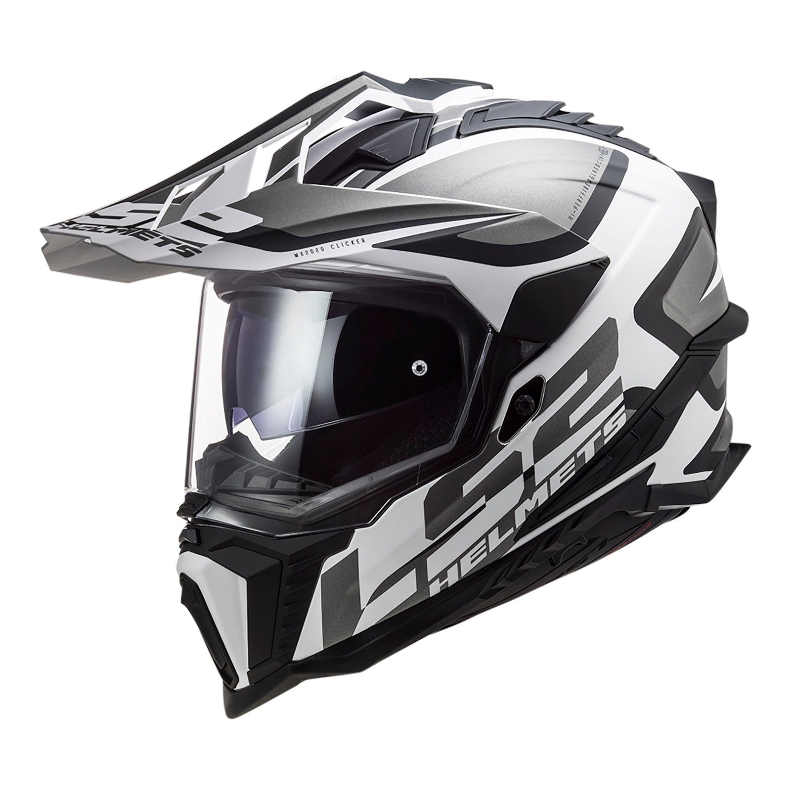 LS2 MX701 Explorer (3XL) Alter - Matte Black/White 06 LS2MX701ALTBW3XL#